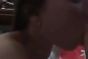 Brunette hooker sucks my knob and lets me drill her pussy