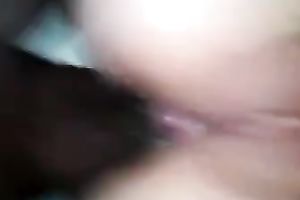 Black shlong reaming white juicy taut cookie on camera