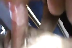 Busty Spanish dong loving bitch gives me head on POV episode