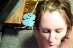 Playful and nasty doxy is engulfing my penis like a boss