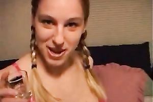 Big breasted GF gives me an amazing fellatio on camera