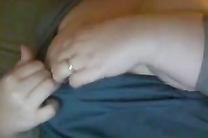 My big beautiful woman girl enjoys playing with her pointer sisters in front of a cam