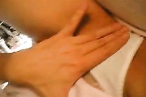 My Japanese girlfriend in the nurse uniform masturbating