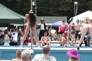 Good looking nymphos show off their intimate parts at the party