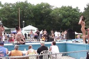 Good looking nymphos show off their intimate parts at the party