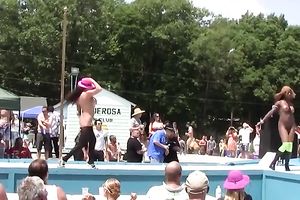 Good looking nymphos show off their intimate parts at the party