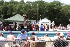 Good looking nymphos show off their intimate parts at the party