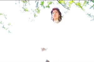 Two Brazilian girls in sexy three-some at the beach