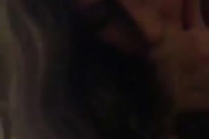 Terrific POV cock-sucking act with my cute long-haired GF