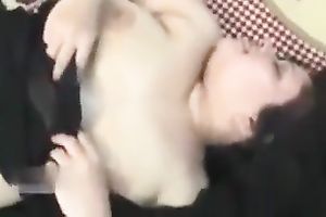 Plump brunette hair hooker acquires drilled in the missionary pose