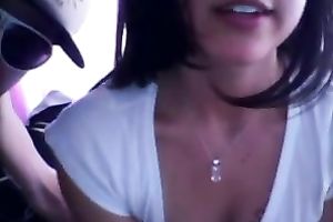 Just my hottie in her room teasing a random guy with vagina flash