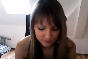 Webcam solo with me fingering and toying my pierced fur pie