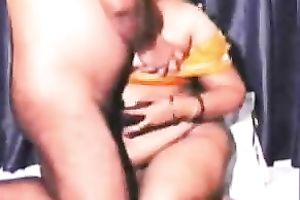 Beautiful brown ass of my Desi white bitch romping on top of me