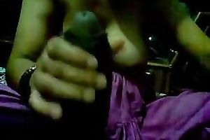 Spoiled Indian housewife with large love melons knows how to give great head