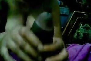 Spoiled Indian housewife with large love melons knows how to give great head