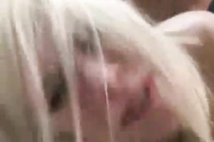 Super sexually excited blonde bimbo desires me to fuck her from behind