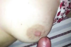 My girlfriend just likes teasing her slit in front of me