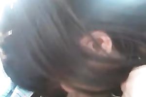 Raven haired Taiwanese married teacher is engulfing on my knob like a boss