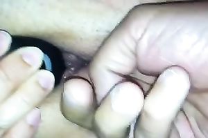 My worthwhile marital-device in my wet pussy closeup on home movie scene
