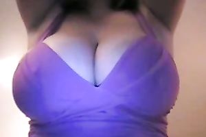 My bosomy paramour lets me play with her billibongs and cum on 'em