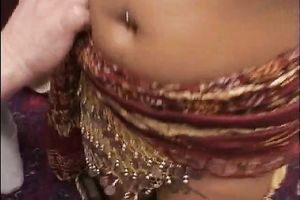 Nasty indian doxy Saritas sucks three weenies at the same time