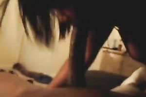 Bodacious ebon nympho sucks my lengthy chocolate schlong like eager