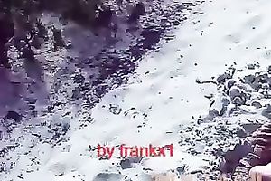 I simply love rubbing my wife's taut fanny on camera