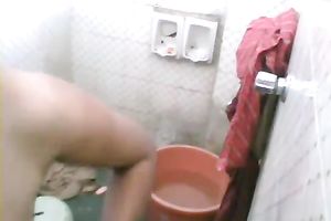 Lustful Indian doxy feels comfortable showering in front of a camera