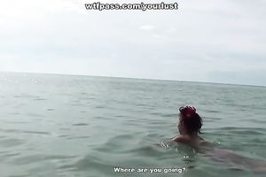 Lovely dark brown legal age teenager with slender body receives her snatch fingered