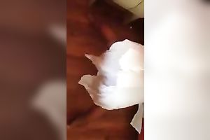 Ebony queen is shaking her massive nice butt like a champ