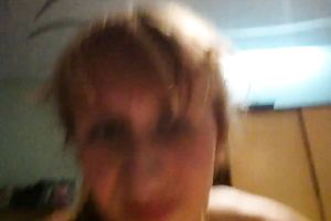 Crazy redhead teen called Claire enjoys jumping on a penis