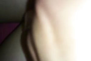 My barefaced hubby enjoys finger fucking my muff