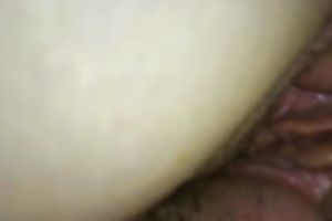 My barefaced hubby enjoys finger fucking my muff