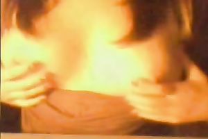 Shy livecam babe shows her milk shakes and gazoo during a intimate show