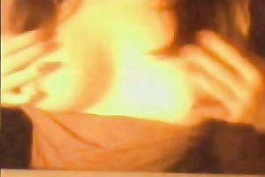 Shy livecam babe shows her milk shakes and gazoo during a intimate show