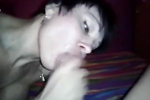 My white women was away and her pretty BFF sucked my wang for her