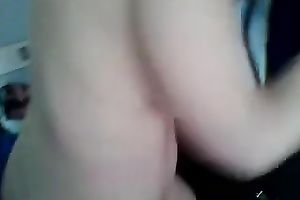 My barefaced bulky white wife get to be proud of her bare body