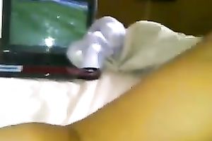 Latina girlfriend in sofa is such a perverted show off floozy