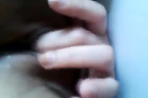 I actually have a fun playing with my swollen muff in my cozy bedroom