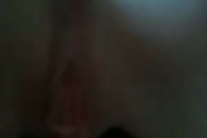 Stimulating the constricted enjoyable butthole of my horny white wife with toys