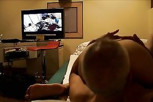 Playing wicked sex games with my aged white slutwife on webcam