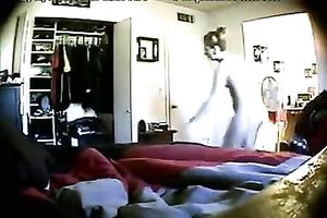 Lewd girlfriend widens her legs for me and begins masturbating