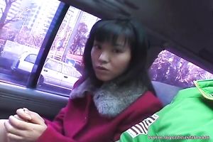 This oriental babe is not shy to show her private parts
