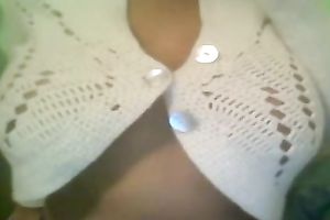 Her giant natural soaked wobblers lastly flash on web camera