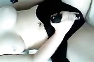 Kinky cheating wife receives her pussy reamed with fake penis and by a wang