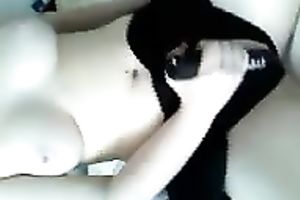 Kinky cheating wife receives her pussy reamed with fake penis and by a wang