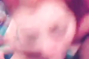 Watch me face-fucking a nerdy redhead wench in homemade clip