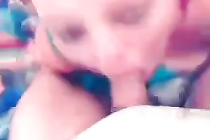 Watch me face-fucking a nerdy redhead wench in homemade clip