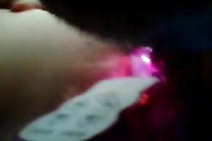 My depraved boyfriend screwed my constricted vagina with my recent sex toy