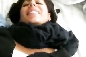 Sexy dark brown milf lets me fuck her unshaved bawdy cleft in sexy POV movie scene